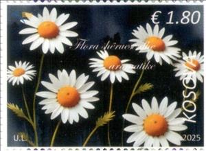 Stamp, Aromatic & Theraputic Flora, Kosovo,  , Flowers, Plants (Flora)