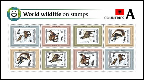 Mini Sheet, Countries A - Albania, Liberia,  , Animals (Fauna), Goats