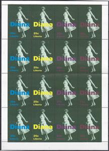 Full Pane, Diana, Liberia,  , Famous People, Princesses, Royalty, Women