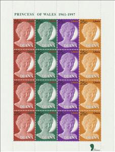 Full Pane, Diana, Liberia,  , Famous People, Princesses, Royalty, Women