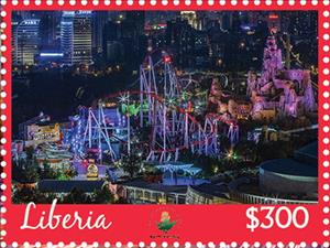 Stamp, Stamps Exhibition China 2019, Liberia,  , Philatelic Exhibitions, Townscapes / City Views