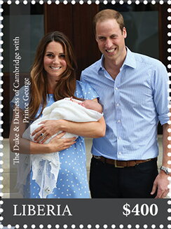 The Duke & Duchess of Cambridge with Prince George