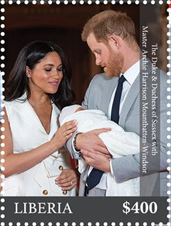 The Duke & Duchess of Sussex with Master Archie Harrison