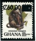 Stamp, Surcharged, Ghana,  