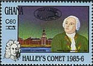 Stamp, Comet Logo,Surcharged, Ghana,  