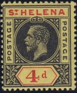 Stamp, King George-Issues of 1913, Saint Helena,  , Kings