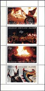 Mini Sheet, Vikings, Scotland, Hildasay, Shetland,  , Viking Era