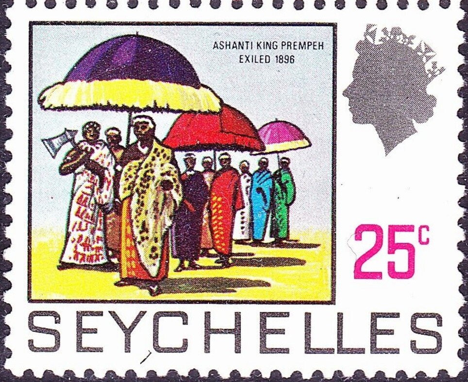 Ashanti King Prempeh exiled, 1896