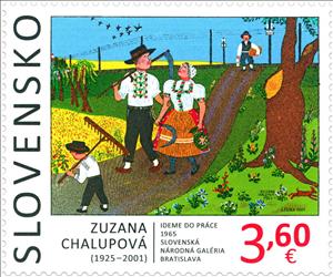 Stamp, Zuzana Chalupová, Artist, Slovakia,  , Art
