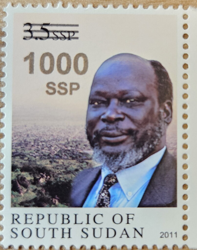 2017 Surcharge on 2011 Salva Kiir Stamp - Variant
