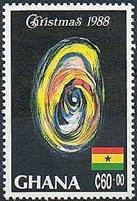 Stamp, Mother and Child, Ghana,  