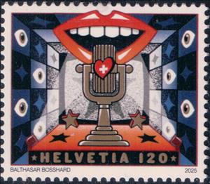 Stamp, Eurovision Song Contest 2025, Switzerland,  , Music, Singers