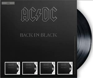 Mini Sheet, AC/DC Album Covers : Back in Black Fan Sheet, United Kingdom of Great Britain & Northern Ireland,  , Famous People, Music