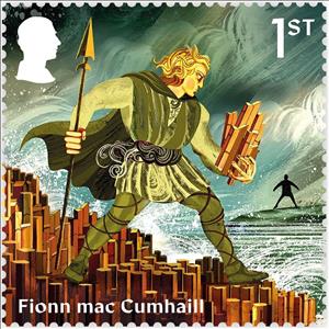 Stamp, Fionn mac Cumhaill, United Kingdom of Great Britain & Northern Ireland,  , Legends, Mythology