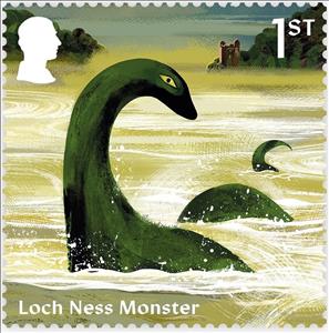 Stamp, Loch Ness Monster, United Kingdom of Great Britain & Northern Ireland,  , Legends, Mythology