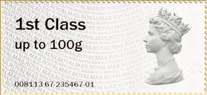 Stamp, Machin, Queen Elizabeth II, United Kingdom of Great Britain & Northern Ireland,  , Crowns and Coronets, Famous People, Heads of State, Queens, Women