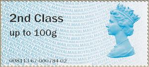 Stamp, Machin, Queen Elizabeth II, United Kingdom of Great Britain & Northern Ireland,  , Crowns and Coronets, Famous People, Heads of State, Queens, Women