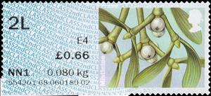Stamp, Mistletoe (Viscum album), United Kingdom of Great Britain & Northern Ireland,  , Plants (Flora)