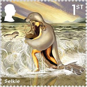 Stamp, Selkie, United Kingdom of Great Britain & Northern Ireland,  , Legends, Mythology