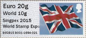 Stamp, Union Jack, United Kingdom of Great Britain & Northern Ireland,  , Flags