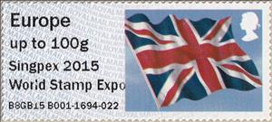 Stamp, Union Jack, United Kingdom of Great Britain & Northern Ireland,  , Flags