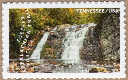 Stamp, The Appalachian Trail in Tennessee, United States of America,  , Landscapes, Tourism, Waterfalls