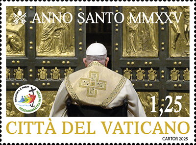 Pope Francis opening Door of St. Peter's Basilica