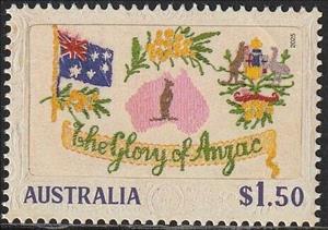 Stamp, The Glory of ANZAC, Australia,  , First World War, Postcards