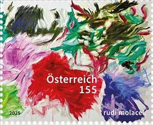 Stamp, Midmorning, by Rudi Molacek, Austria,  , Art