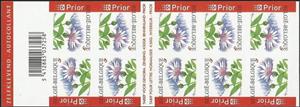 Booklet Pane, Booklet Corn Flower, Belgium,  , Flowers, Plants (Flora)