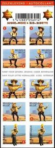 Booklet Pane, Booklet Spike and Suzy, Belgium,  , Cartoons, Comics