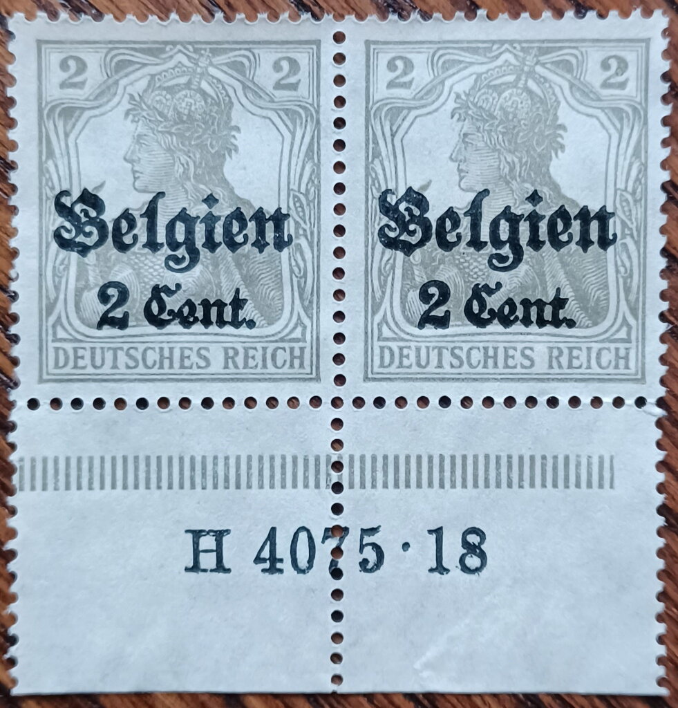 Overprint and Surcharge on "Germania"
