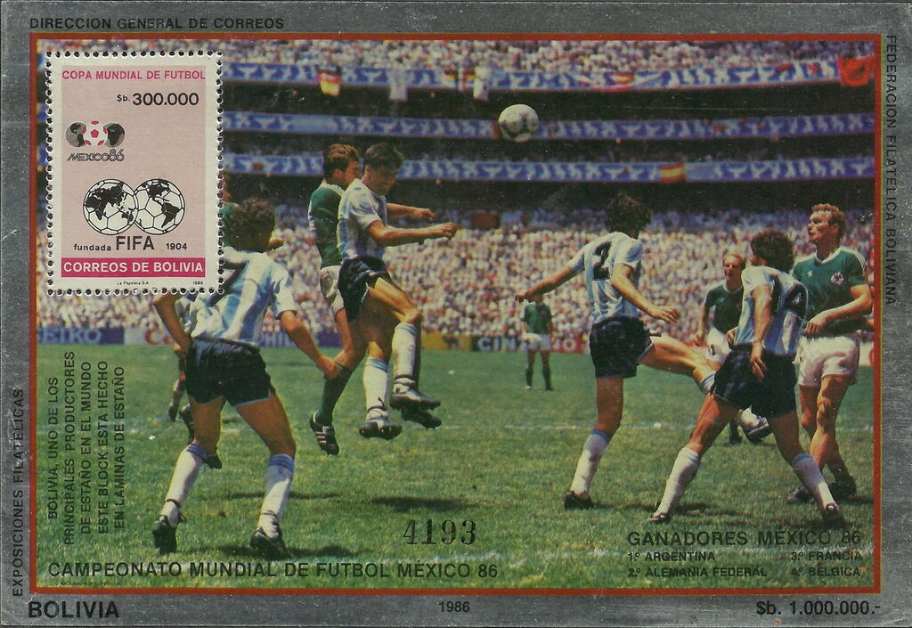 Football World Cup - Mexico 1986 - Finalists Argentina vs We