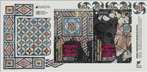 Souvenir Sheet, Europa (C.E.P.T.) 2025 : Mosaics of Skelani, Bosnia and Herzegovina, Serbian Admin,  , C.E.P.T. / Europe, Mosaic