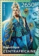Stamp, Circus Soleil, Central African Republic,  , Artists, Circus