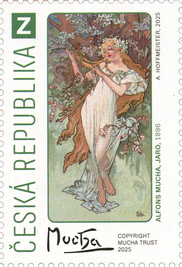 Spring by Alfons Mucha