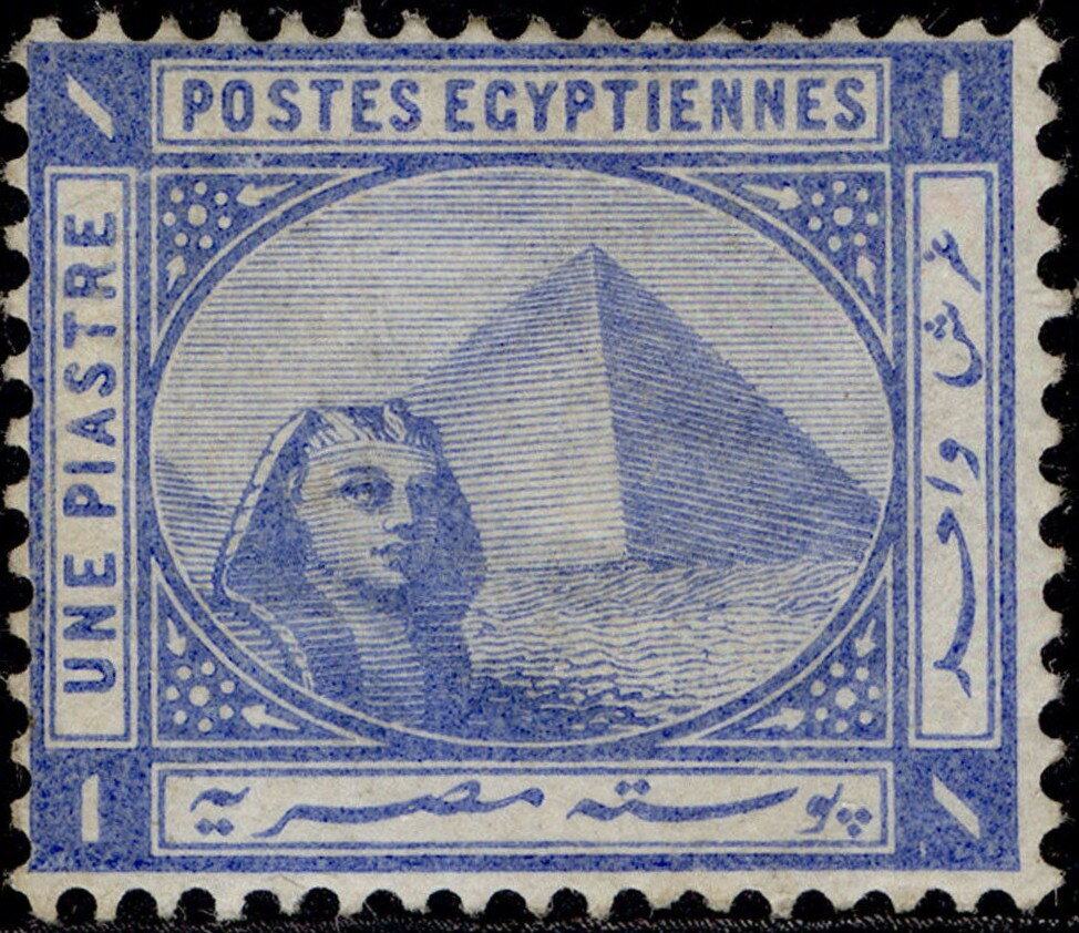 Sphinx in front of Cheops pyramid