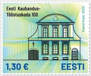 Stamp, Estonia Chiamber of Commerce, Centenary, Estonia,  , Chamber of Commerce
