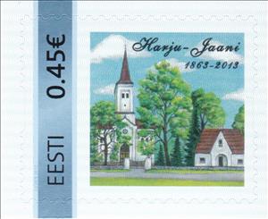 Stamp, Harju-Jaani 1863-2013, Estonia,  , Churches - Cathedrals - Basilicas - Chapels