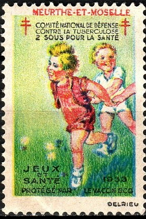 Tuberculoisis Charity. Boys Running Meurthe-et-Mosele