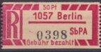 Stamp, SbPÄ, Germany, Democratic Republic,  , Numbers