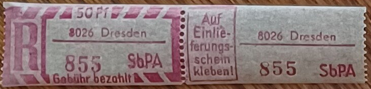 Se-tenant, SbPÄ, Germany, Democratic Republic,  , Letters (Alphabet), Numbers