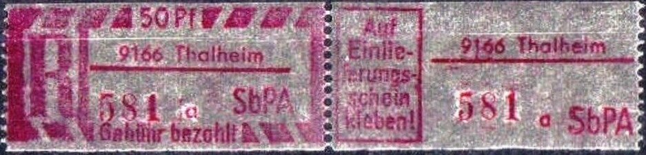Se-tenant, SbPÄ, Germany, Democratic Republic,  , Letters (Alphabet), Numbers