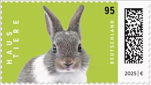 Stamp, Rabbit, Germany, Federal Republic,  , Animals (Fauna), Mammals, Rabbits