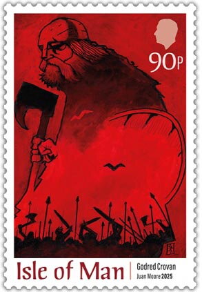 Stamp, Godred Crovan, Isle of Man,  , Kings, Middle Ages