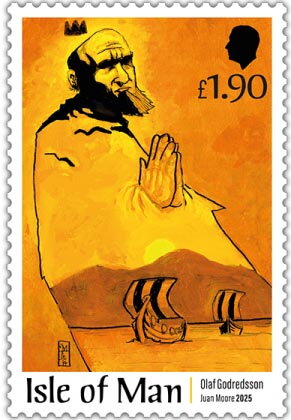Stamp, Olaf Godredsson, Isle of Man,  , Kings, Middle Ages