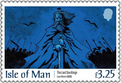 Stamp, The Last Kings, Isle of Man,  , Documents, Middle Ages