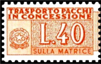 Parcel Post Concession-Wmk. stars I, laid paper-Leff part