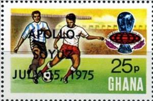 Stamp, Overprinted, Ghana,  