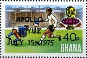 Stamp, Overprinted, Ghana,  